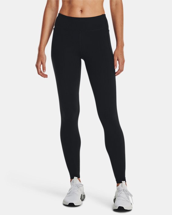 Women's UA Meridian Mid-Rise Full-Length Leggings, Black, pdpMainDesktop image number 0
